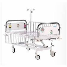 affordable price hospital bed/ICU bed(Three function hospital bed without abs with wheels)