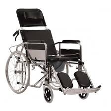 Chromium recliner wheelchair