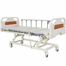 affordable price hospital bed/ICU bed(Three function hospital bed with abs with wheels)